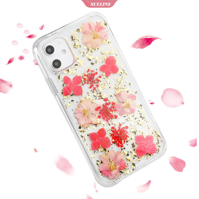 Soft Case Silikon Tpu Motif Bunga Kering Untuk Iphone 12 12 Pro 12 Pro Max 11 11 Pro 11 Pro Max