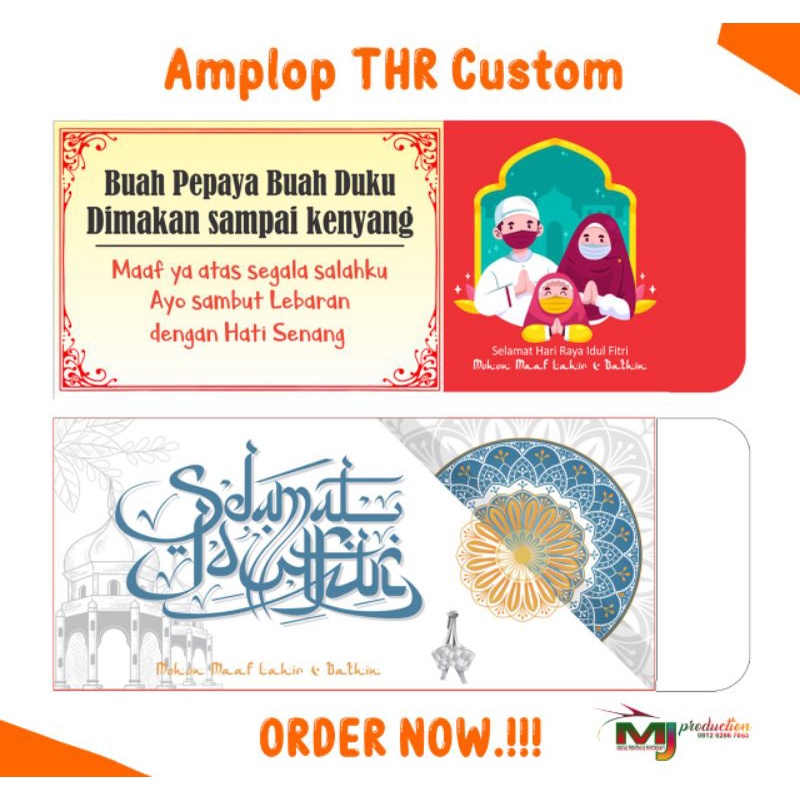 Amplop Lebaran Custom foto