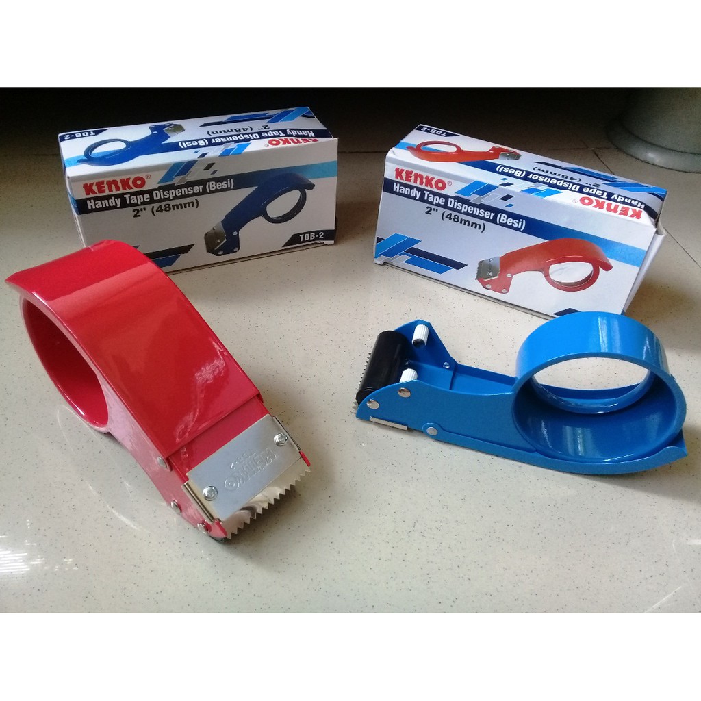

Alat Potong Lakban Besar 2" 48mm Handy Tape Dispenser Besi - Kenko TDB-2