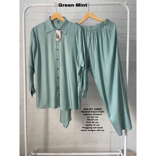 BEST SELLER One Set Super Jumbo Polos LD 120,LD 126,LD 130-Green mint Ld 120