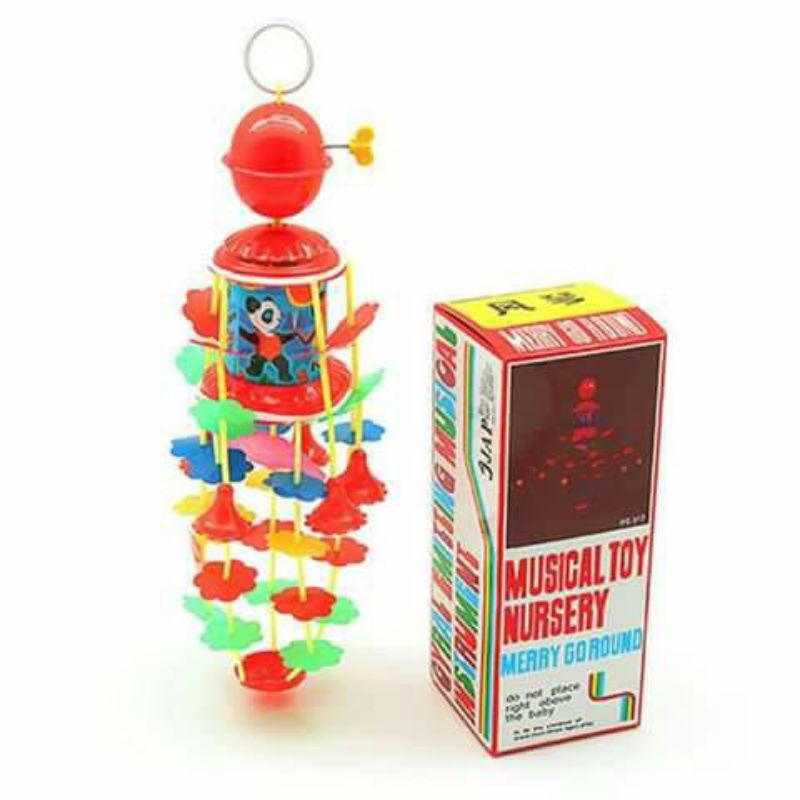 DK Mainan Anak Bayi Gantung Putar Musik / Merry Go Round Musical Toys Krincingan