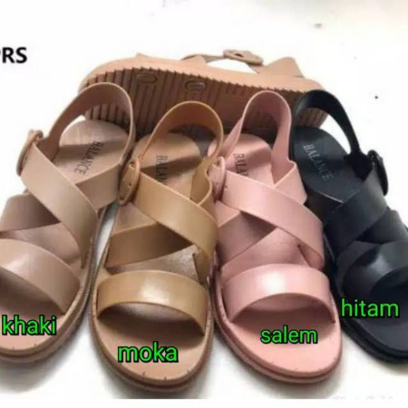 Sandal Gladiator Silang merek BALANCE Korea Style 3613 Import Premium-2