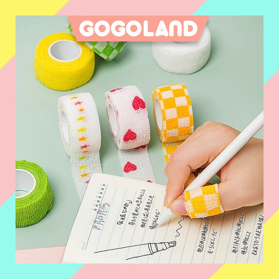 

⭐Gogoland⭐ Finger Tape Wrist Tape Protective Pita Perekat Ukuran 2m Untuk Perlengkapan Sekolah S019
