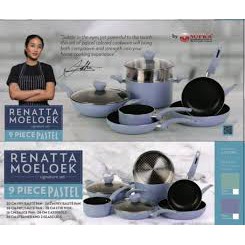 Panci SUPRA 9pcs EDISI Chef Renata/NEW Panci SUPRA 9pcs Pastel Supra Renata