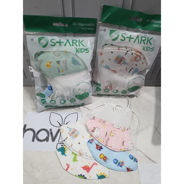 MASKER ANAK LUCU model DUCKBILL/DISPOSABLE MASK/MASKER ANAK BTS BT21 KF94-1