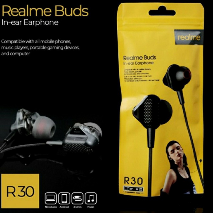 HEADSET HANDSFREE REALME BUDS R30