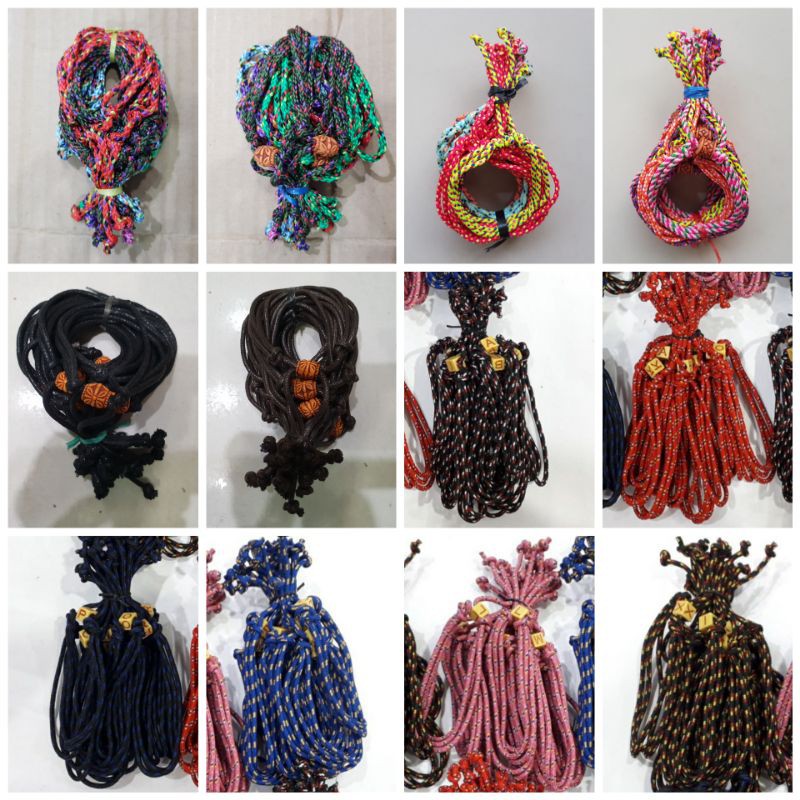 Gelang Lajur 3 Tali 12buah Kulakan Grosir