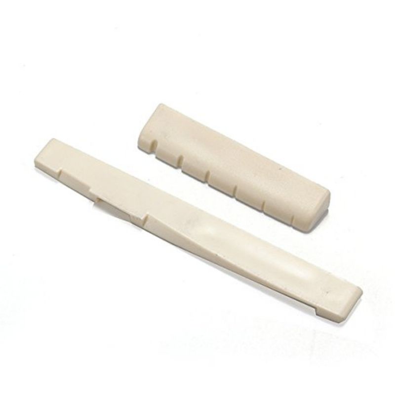 TaffSTUDIO Bridge Pins + Saddle Senar Gitar Akustik - A009 - Beige