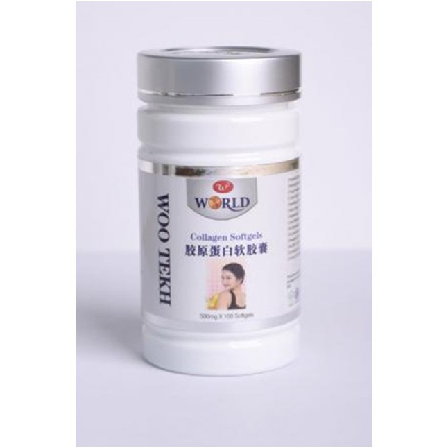 COLLAGEN SOFTGELS PEMUTUH KULIT ALAMI WOO TEKH