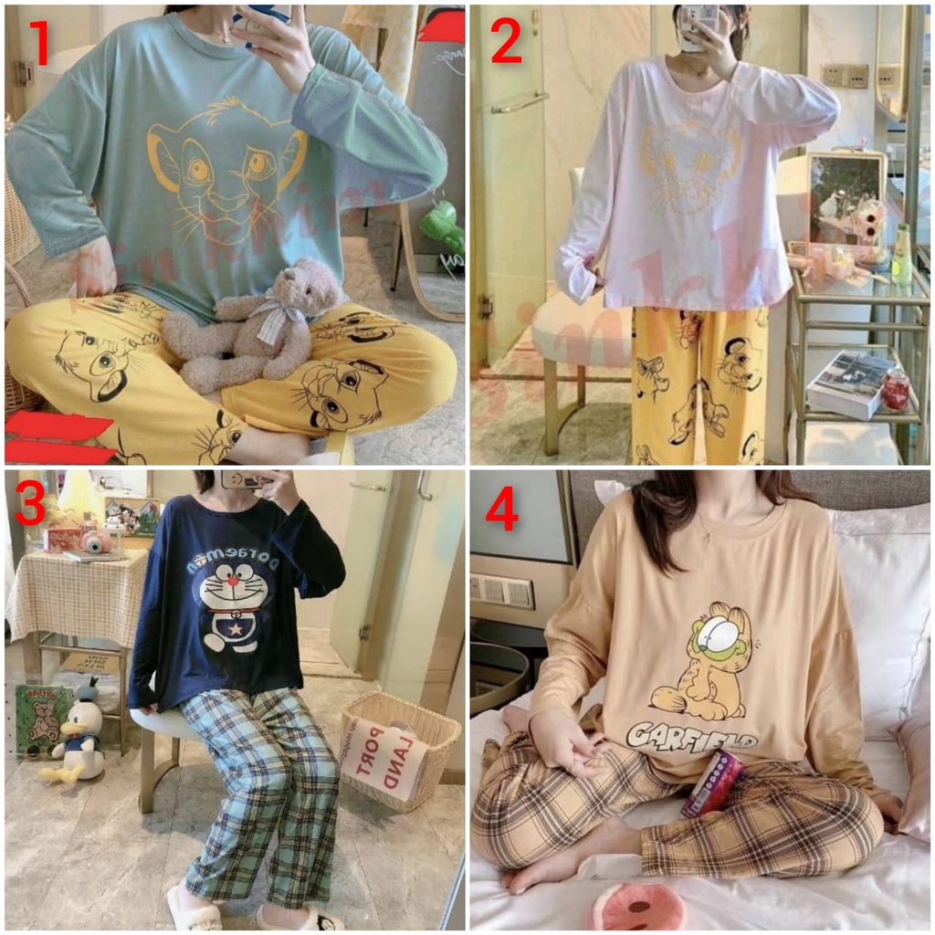 Baju tidur cewek Pp bahan spandek import halus