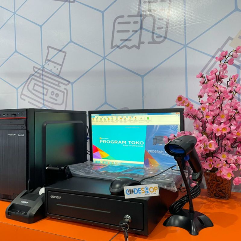PAKET KOMPUTER KASIR FULLSET- PROGRAM POS- SOFTWARE MINIMARKET