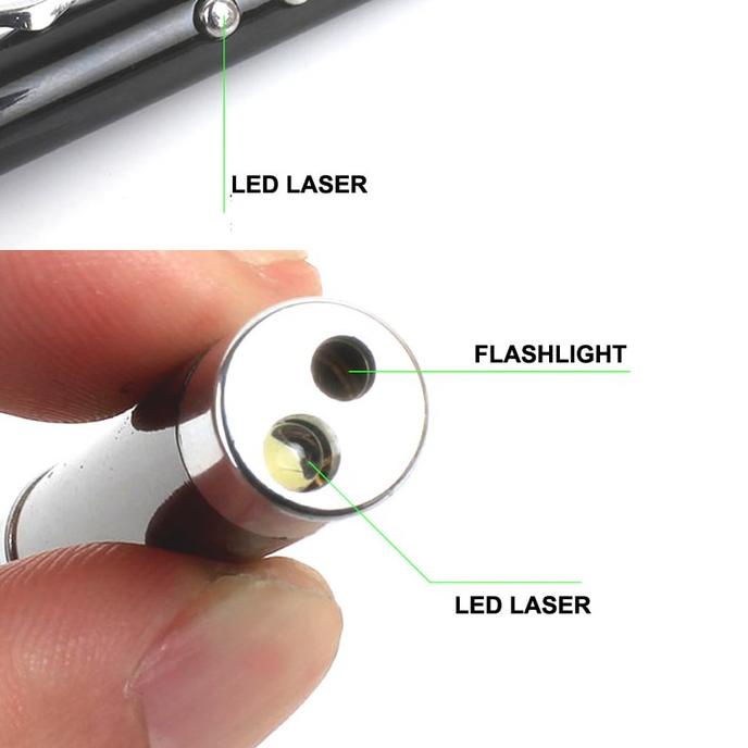 

3 in 1 Pulpen Laser Pen Pointer / Pena LED / Bolpen Presentasi Senter