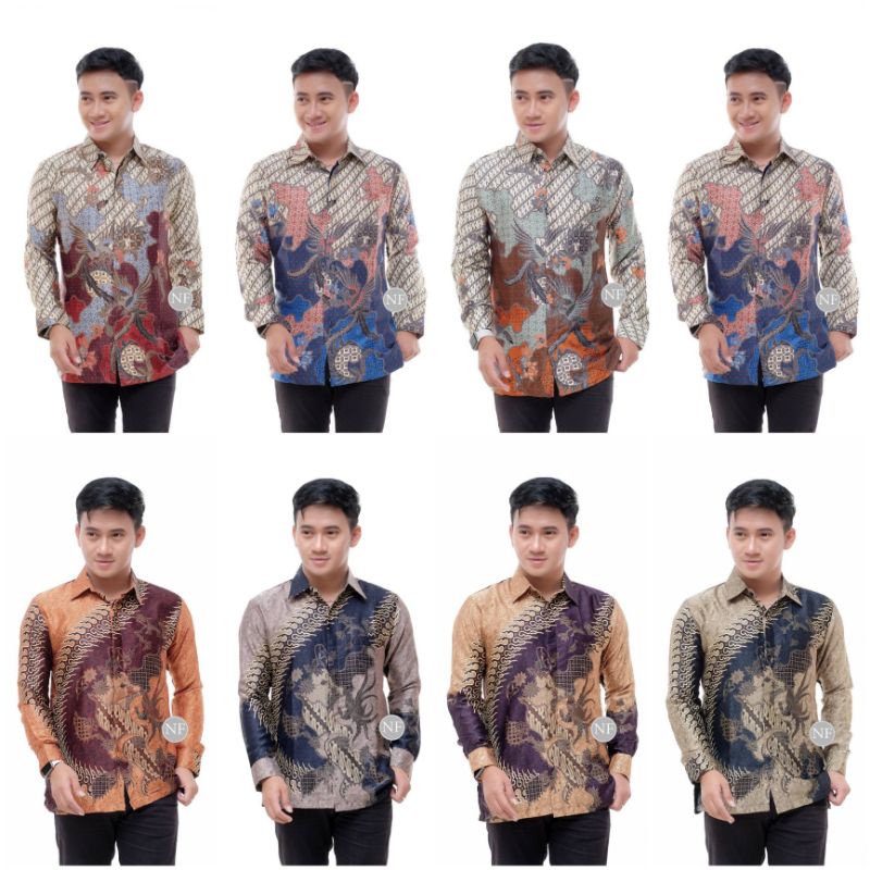 KEMEJA BATIK SEMISUTRA KEMEJA BATIK SEMI SUTERA SEMISUTERA SILKY PREMIUM FURING semisutra