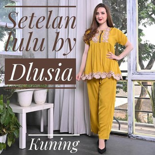 New piyama  arab setelan lulu by dlusia GROSIR SETELAN CP 