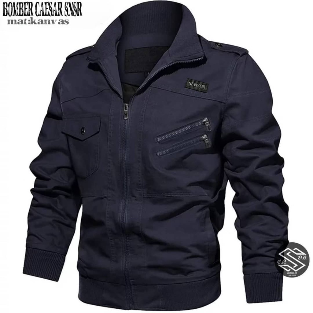 NEW SALE - SENSOR - Bomber caesar / jaket pria distro / jaket pria terbaru 2021 gaya / jaket pria ke