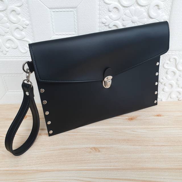 FRESHY Tiger Tangan Tas Tangan Clutch Slim 32x24 cm Bahan Tebal Cocok untuk Buku dan Dokumen - Tas T