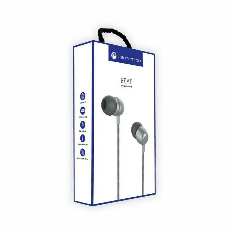 [ Bisa COD ] Earphone cennotech  Headset mega bass earphone megabass