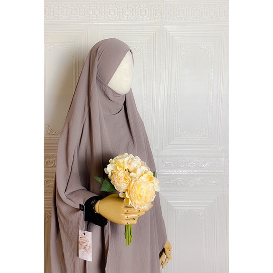 ( READYSTOCK) FRENCH KHIMAR (FK) CRINKLE AIRFLOW, exo , soft lexus
