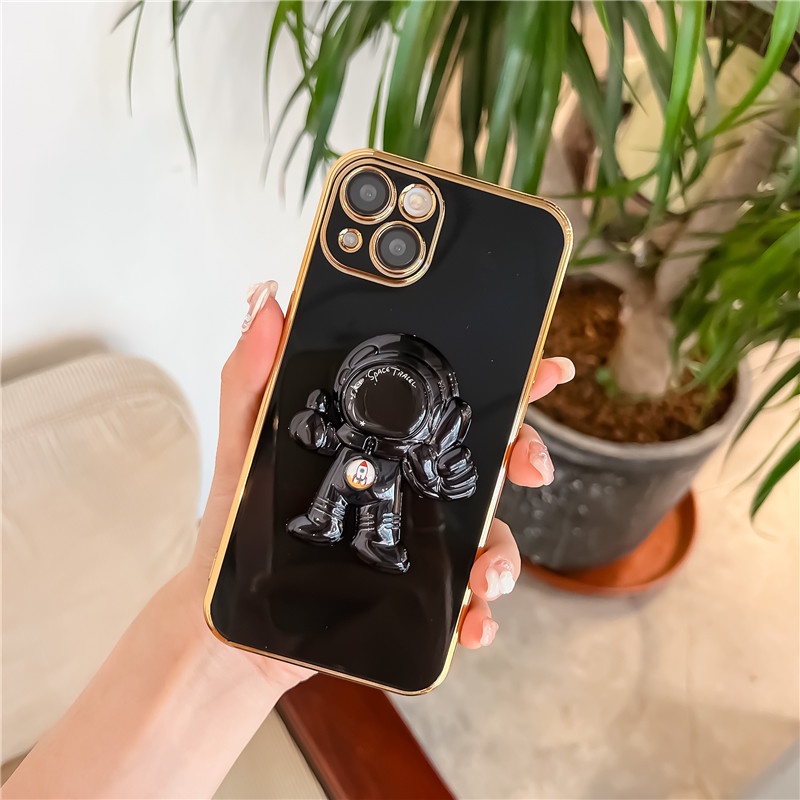 Casing Soft Case Silikon Motif Astronot Untuk iphone 11 Pro MAX 12 13 Pro MAX XS MAX XR X 7 + 8 +