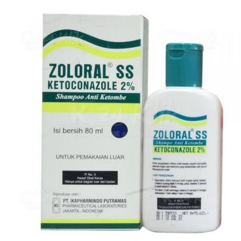 SHAMPOO ZOLORAL SS 80 ML SHAMPO ANTI KETOMBE 80ML