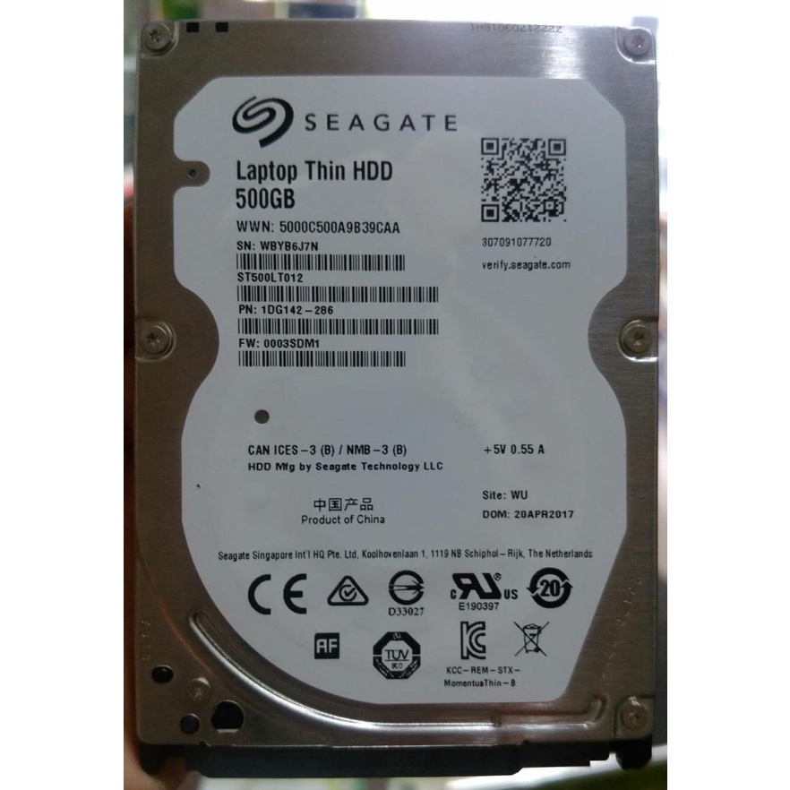 HDD Second 2.5" Seagate 500Gb