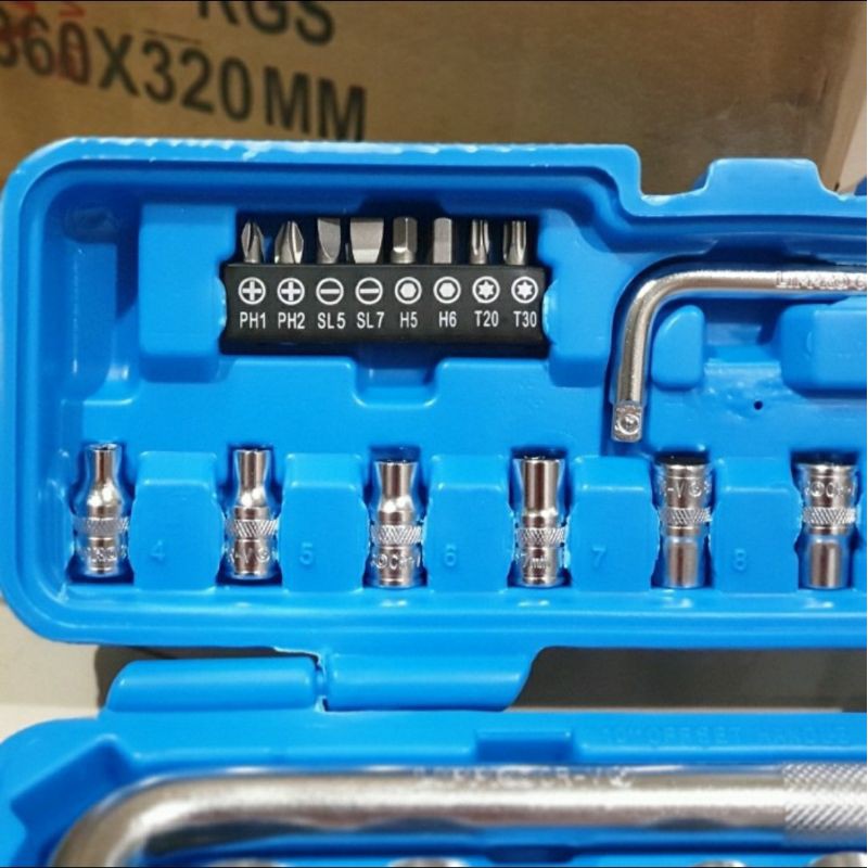 KUNCI SOK SET LIPPRO 28 PCS HEAVY DUTY SOCKET SET LIPRO 28PCS ORIGINAL