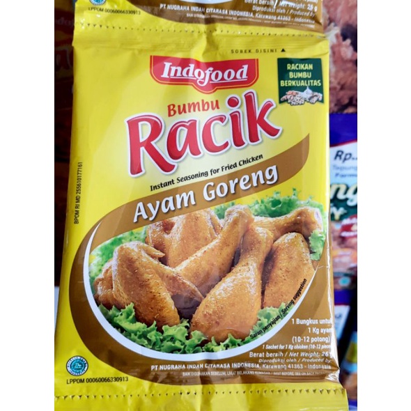 Bumbu Indofood Racik 20 gr/ Indofood bumbu kaldu 20 gr