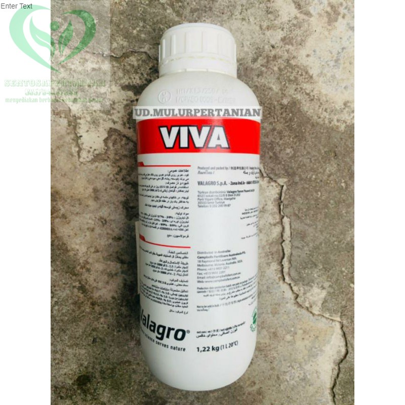 Pupuk cair VIVA 1liter BIOSTIMULANT PENGEMBANGAN TANAMAN DAN PENYEGAR TANAH dari VALAGRO