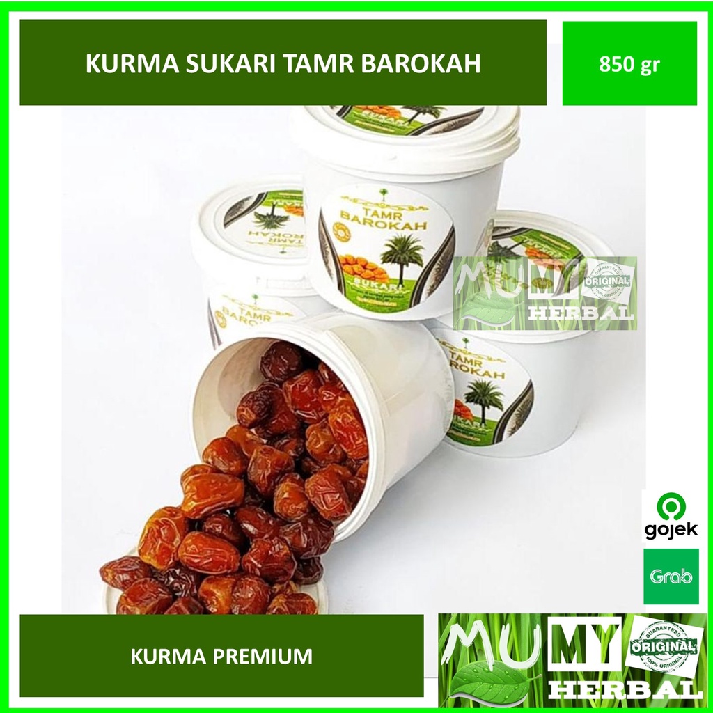 

Kurma Sukari Tamr Barokah Kurma Premium Kurma Berkualitas 850 gr