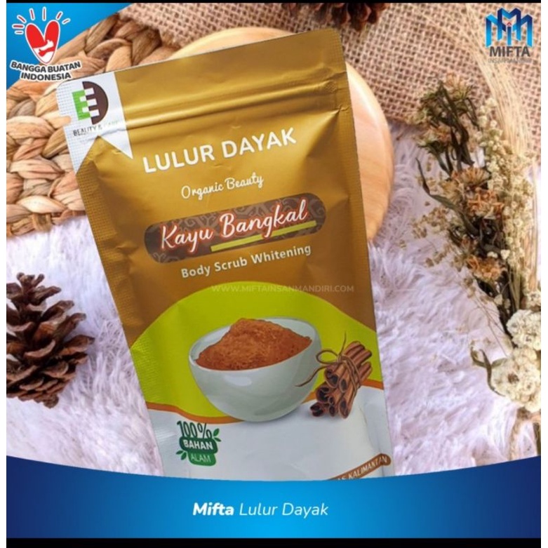 LULUR REMPAH KAYU BANGKAL ED / LULUR DAYAK ASLI / LULUR REMPAH ALAMI /