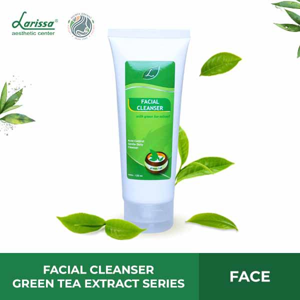 Jual Larissa Facial Cleanser New Green Tea Acne / Green Tea Extract