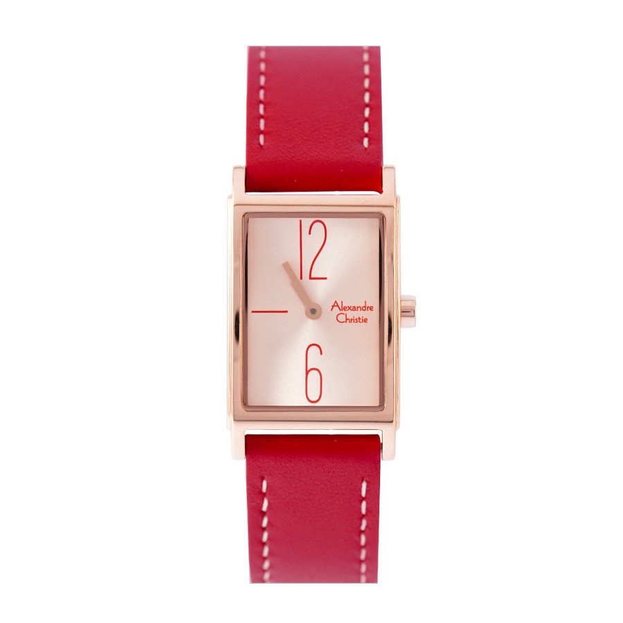 JAM TANGAN WANITA ALEXANDRE CHRISTIE AC 2A05 LEATHER ORIGINAL GARANSI RESMI 1 TAHUN