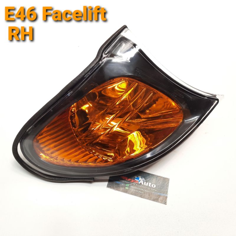 sein depan kanan kuning BMW E46 facelift thn 02-04