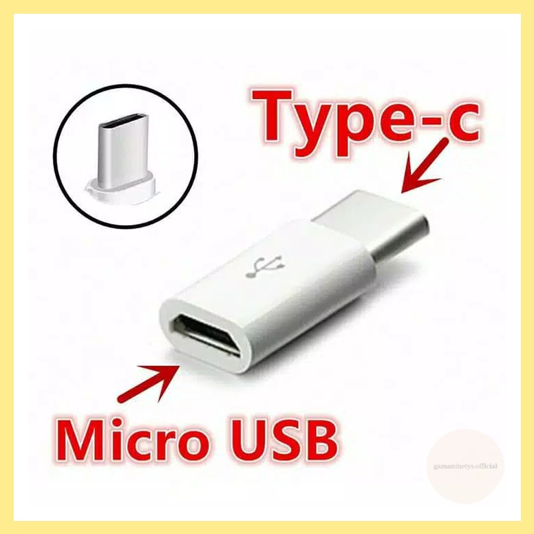 GAMA- ADAPTER MICRO USB TO USB 3.1 TYPE C - OTG TYPE C - KONVERTER - ANDROID