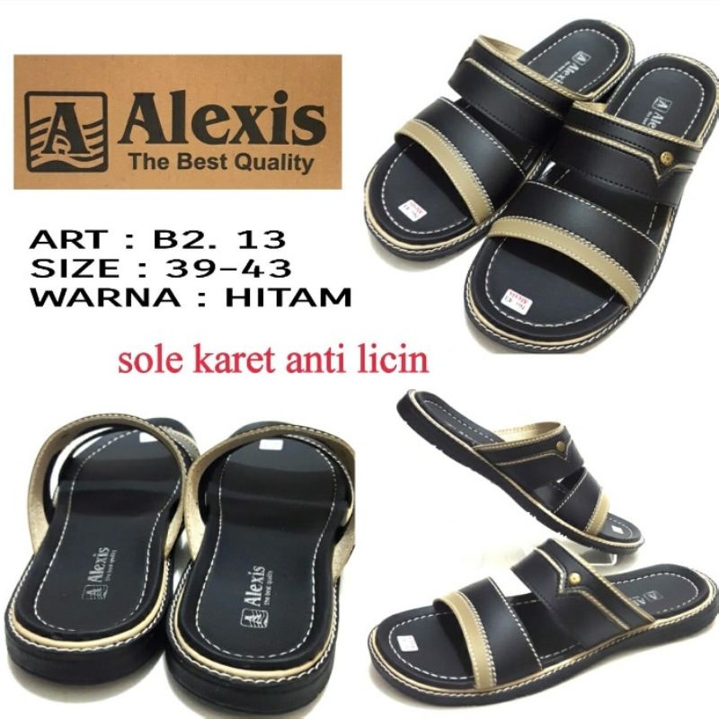 SANDAL SELOP PRIA ALEXIS B2.13 TERMURAH SOL KARET ANTI LICIN SANDAL TERBARU