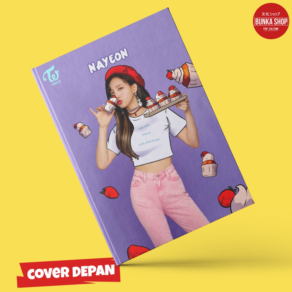 

Note Book Musik Korea Kpop Twice Nayeon Hardcover A5 Buku Tulis Catatan Murah