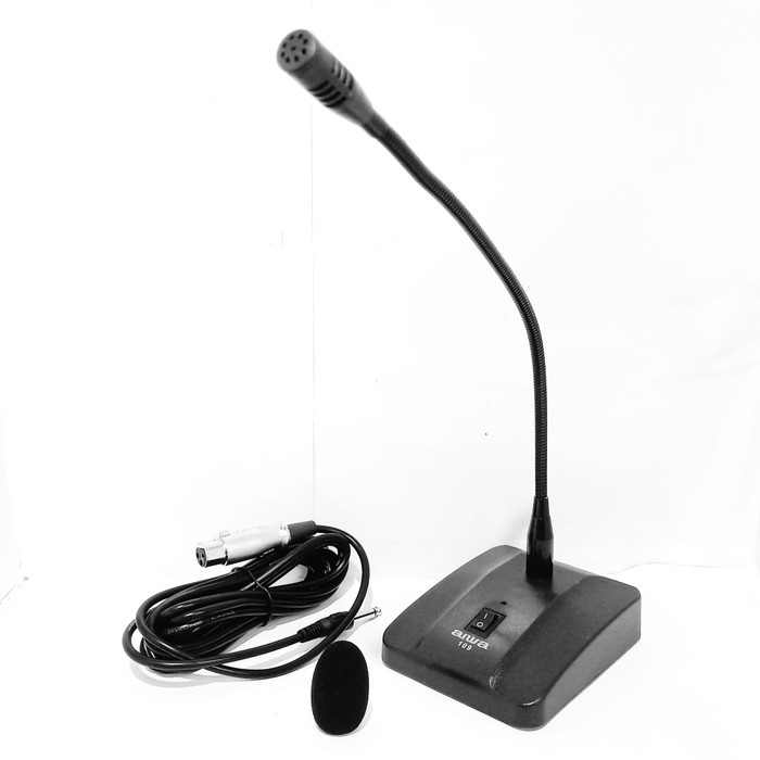 AIWA WA 109 MIC MEJA KABEL MICROPHONE CONFERENCE