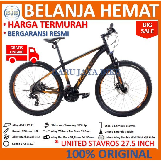 Sepeda MTB Gunung 27.5 UNITED STAVROS 2021