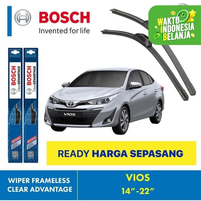 Wiper Blade Vios BOSCH frameless ADVANTAGE 14-22&quot; ORIGINAL