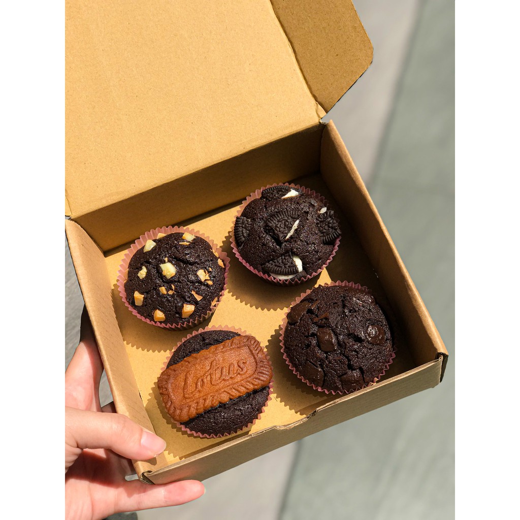 

Brownie Cupcakes Box of 4