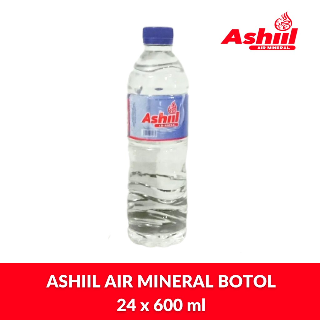 

ASHIIL Air Mineral 600 ml x 24 botol (1 Dus)