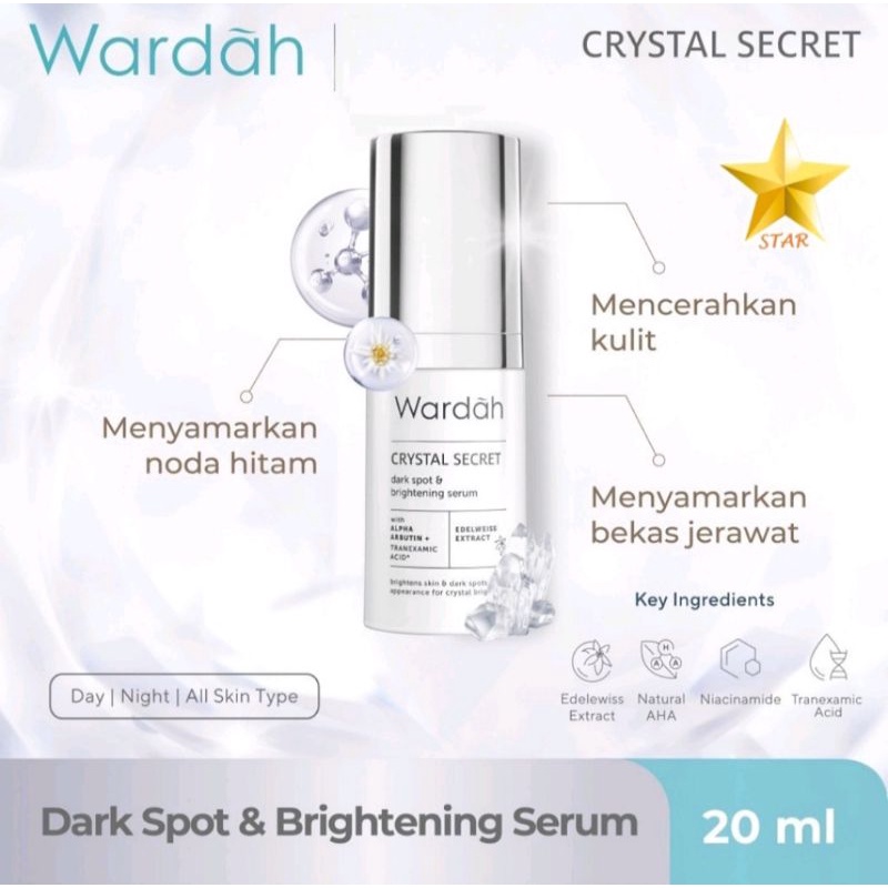 paket glowing lengkap wardah white secret