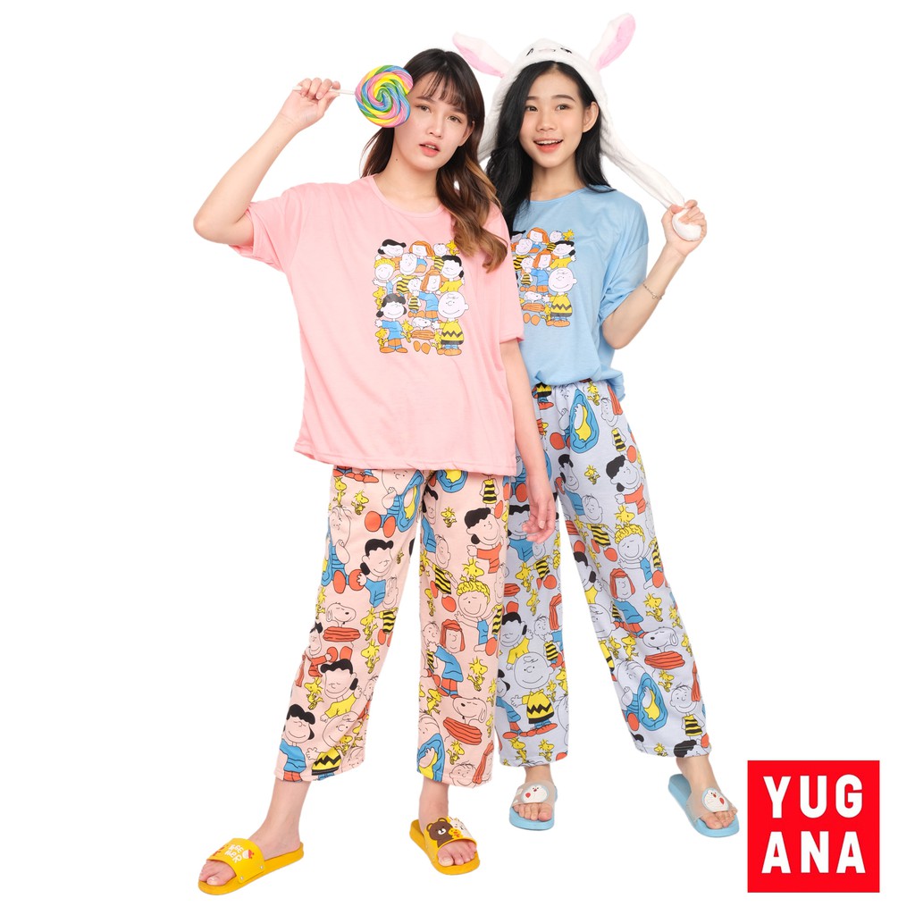 SheFashion PRAHA Baju Kaos dan Celana Setelan XXL Jumbo Lengan Pendek Murah Wanita Kekinian