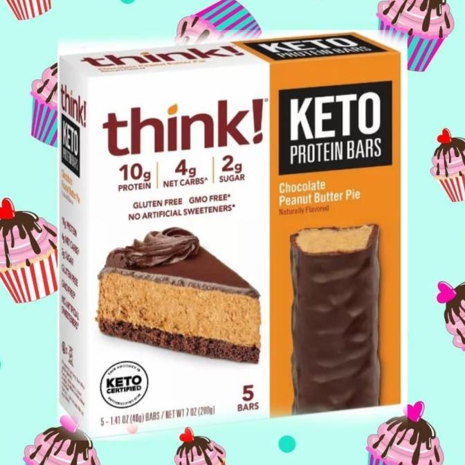 

THINK! KETO PROTEIN CHOCOLATE PEANUT BUTTER BARS - 5CT DC51C1215
