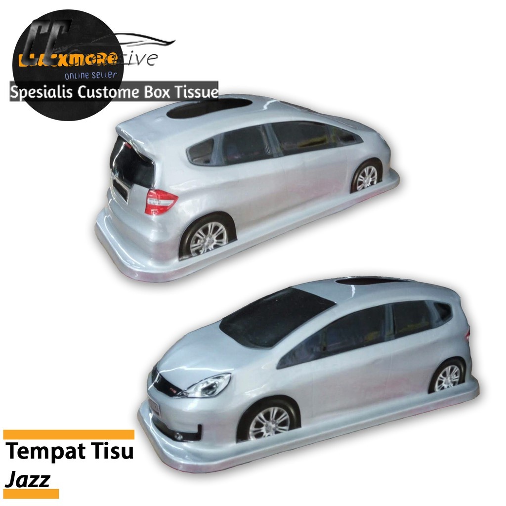 Tempat tissue mobil miniatur honda jazz