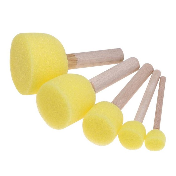 Sponge Brush - Kuas Lukis Anak Bahan Spons