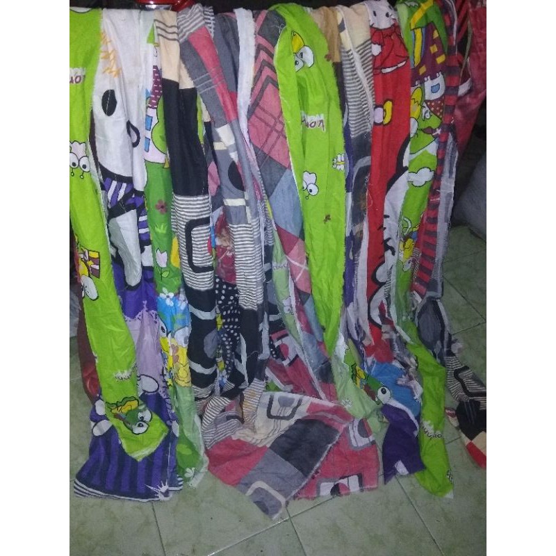 Kain Perca Sisa Potongan Sprei Polymicro Shopee Indonesia