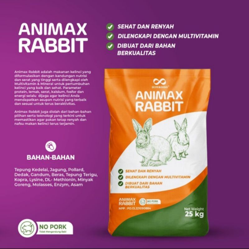 makanan kelinci ANIMAX RABBIT FOOD
