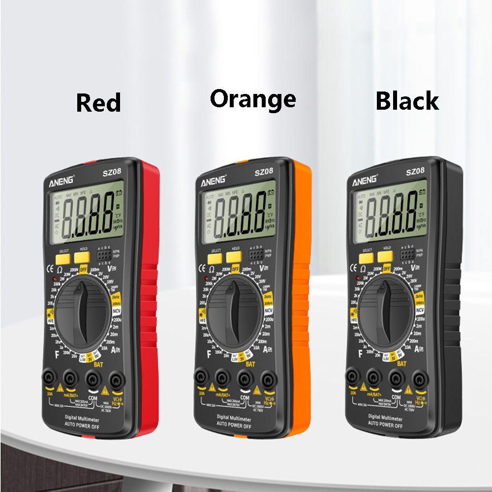 POPULAR Populer Digital Smart Multimeter Multifungsi AC DC 220V Tahanan True RMS Ultra-Tipis Penyimpanan Profesional Multimetro