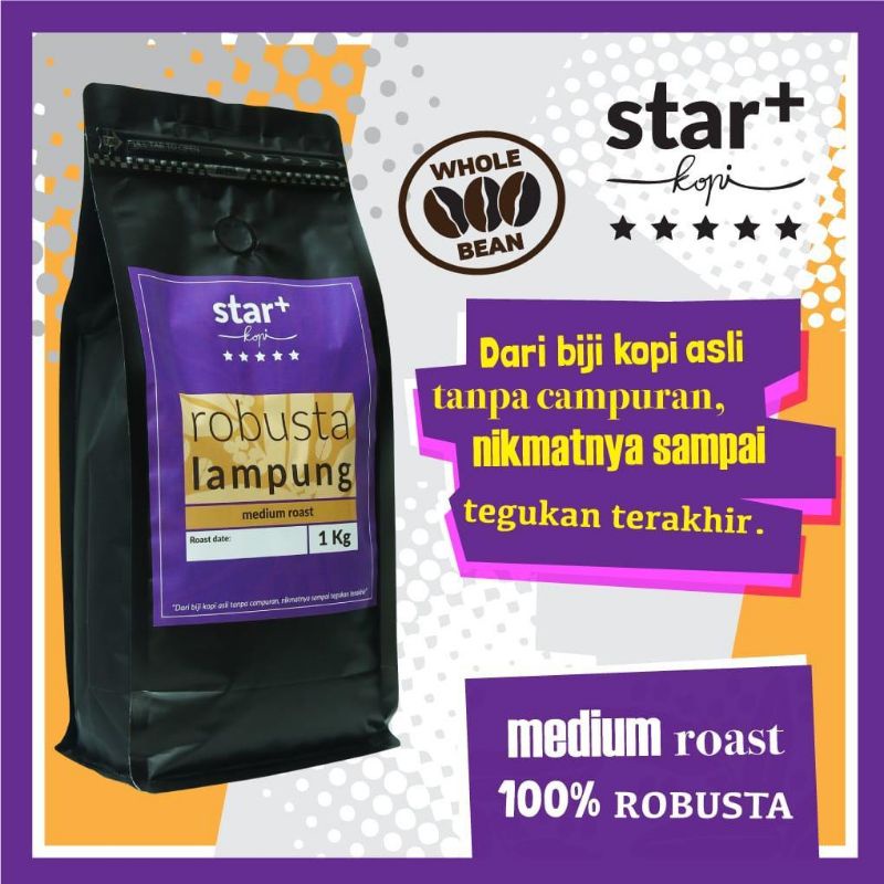 

Star Kopi Robusta Lampung 1000g